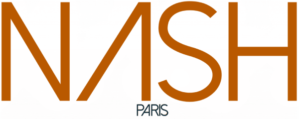 Logo Nash Paris avec fond rouge